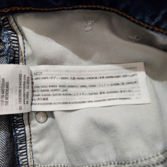 Abercrombie & Fitch Womens The Skinny High Rise Distressed Jeans |16/33| - Picture 9 of 9